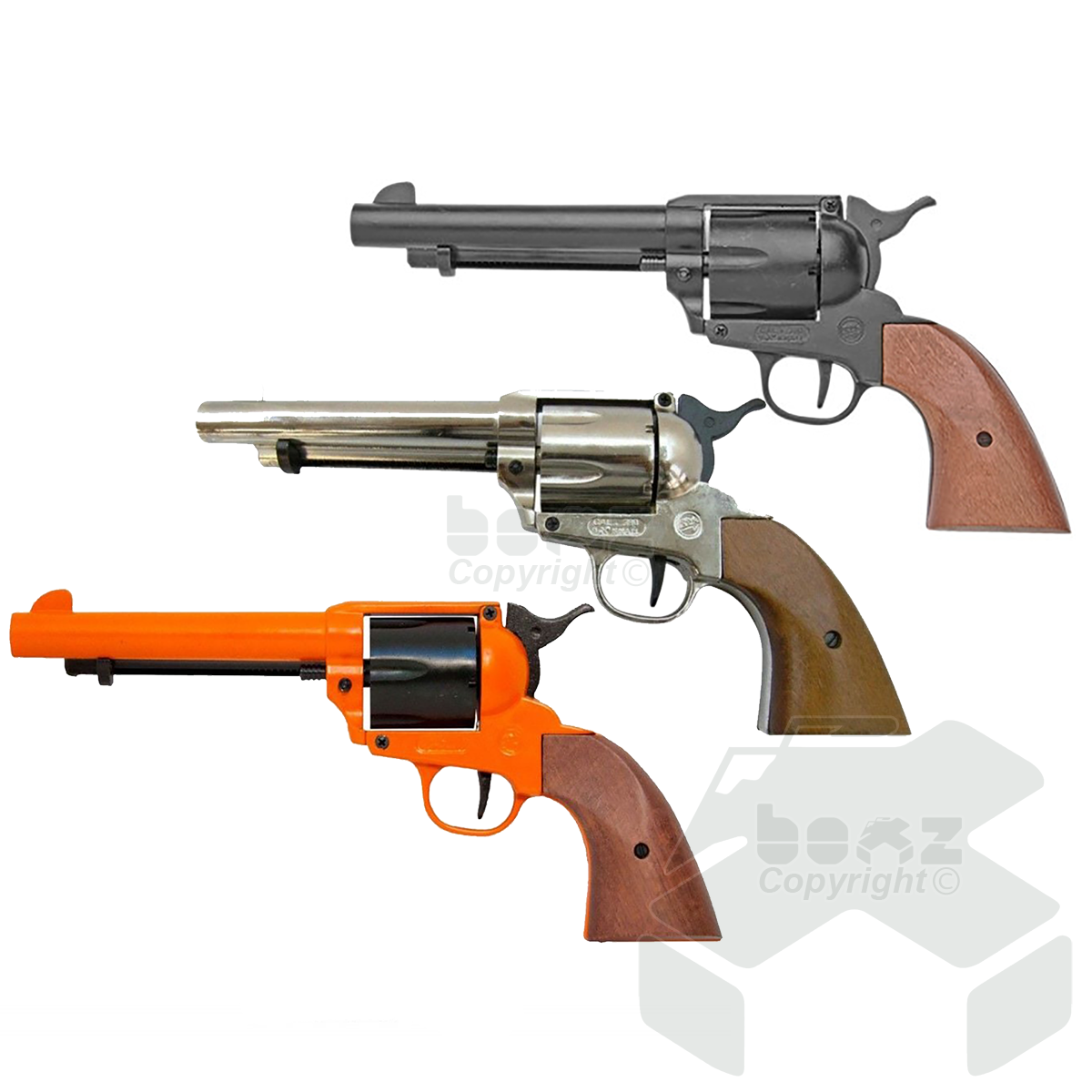 Bruni Single Action Blank Firing Revolvers - .380