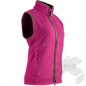 Jack Pyke Ladies Countryman Fleece Gilet Roselle