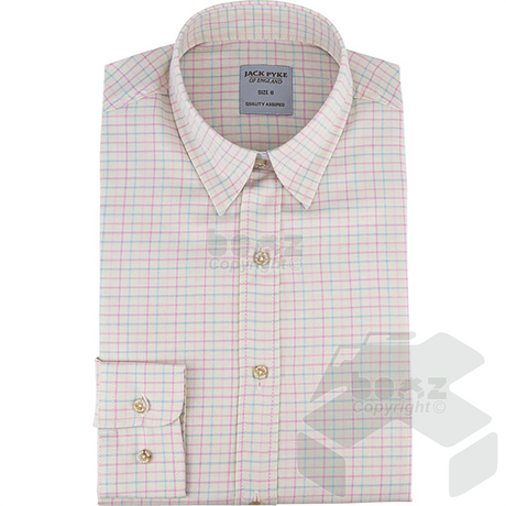 Jack Pyke Ladies Countryman Shirt Country Check Pink