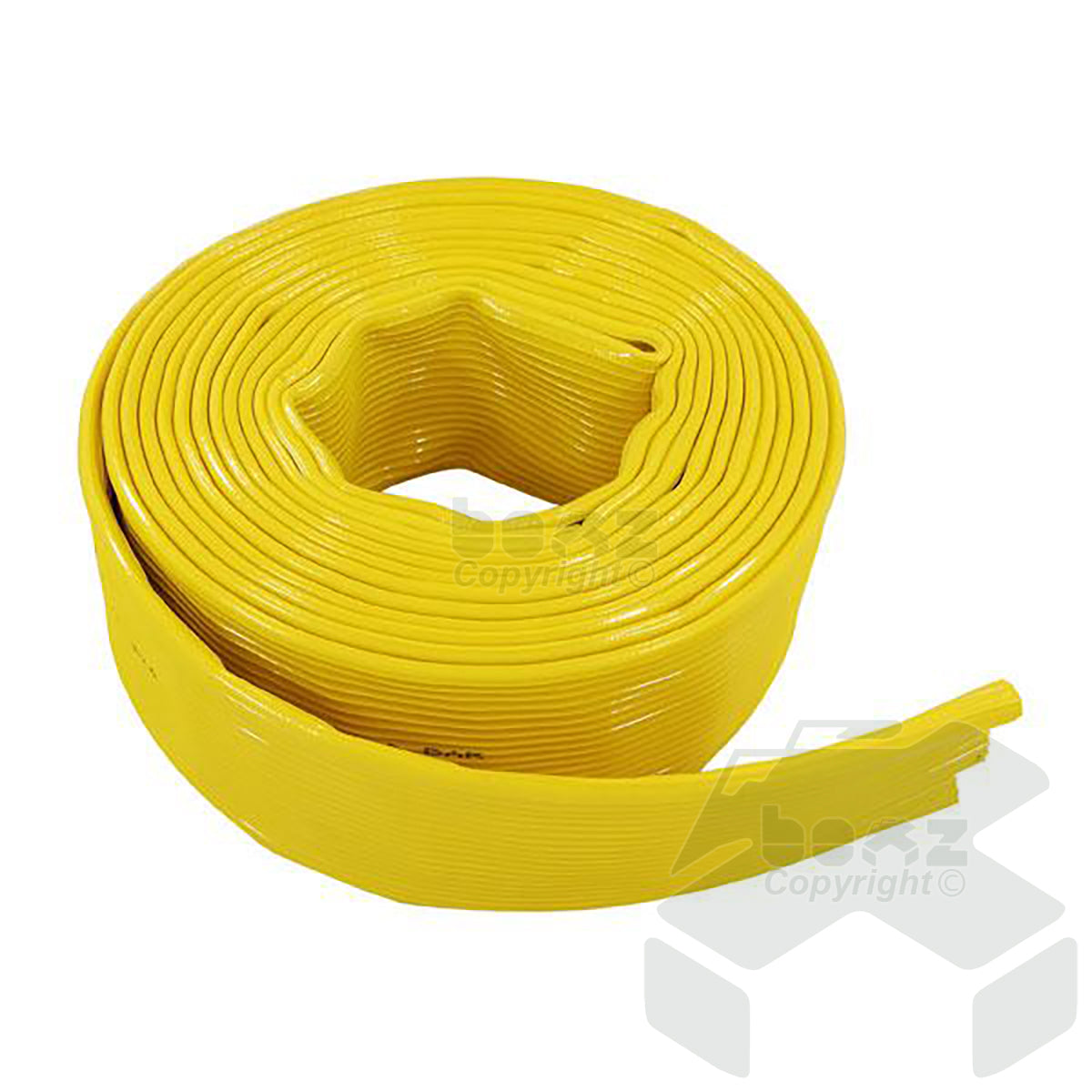 Layflat Hose 75mm X 10m Heavy Duty Yellow