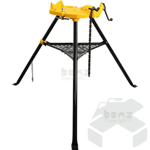 Jobsite Tripod Pipe Chain Vise Stand