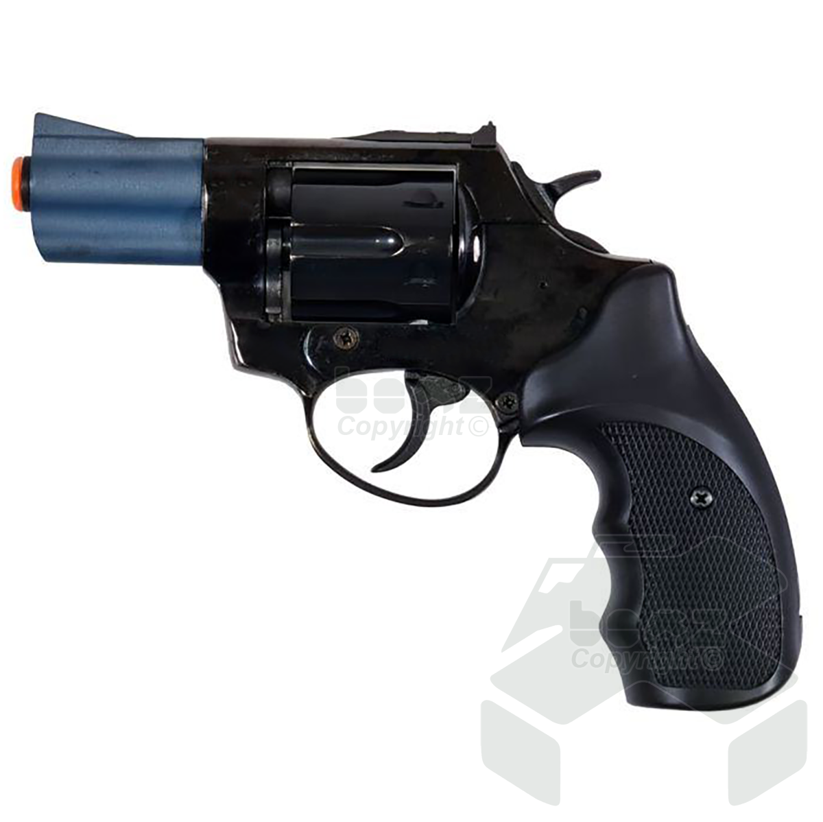 Ekol Lite 2.5" Blank Firing Revolver - Black - .380 / 9mm